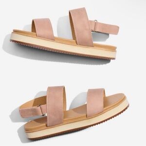 🆕 NISOLO Women’s Leather Desert Rose Leather Sandals